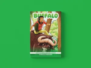 Buffalo and Fearful man